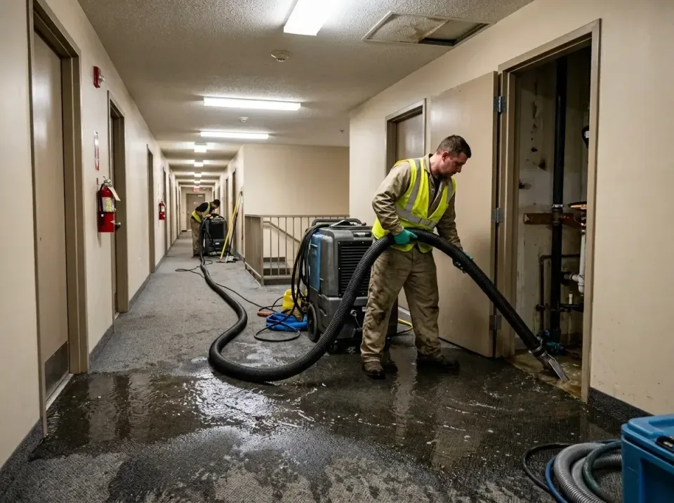 multi-unit-apartment-hallway-f-005 — frequently asked questions, Emergency Burst Pipe Water Extraction & Removal in Miller P…